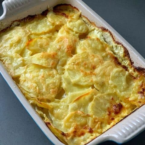 Cheesy potato bake