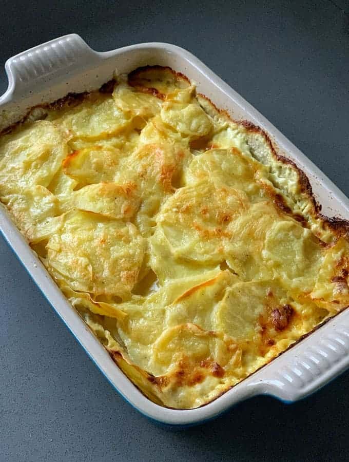 Cheesy potato bake