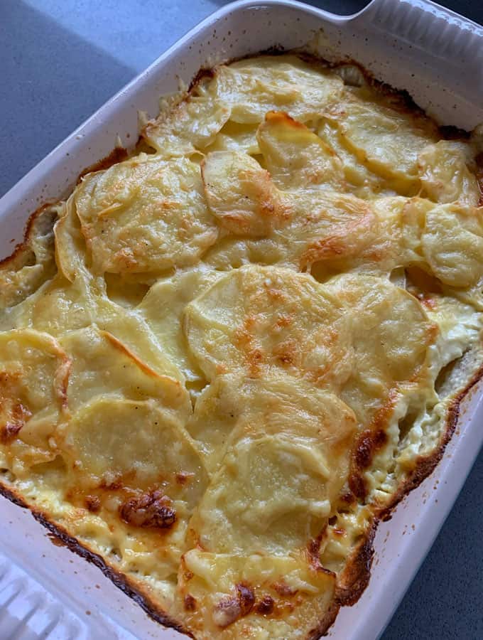 Cheesy potato bake