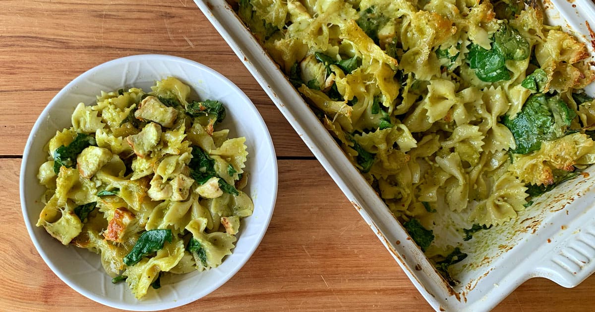 Pesto Pasta Bake