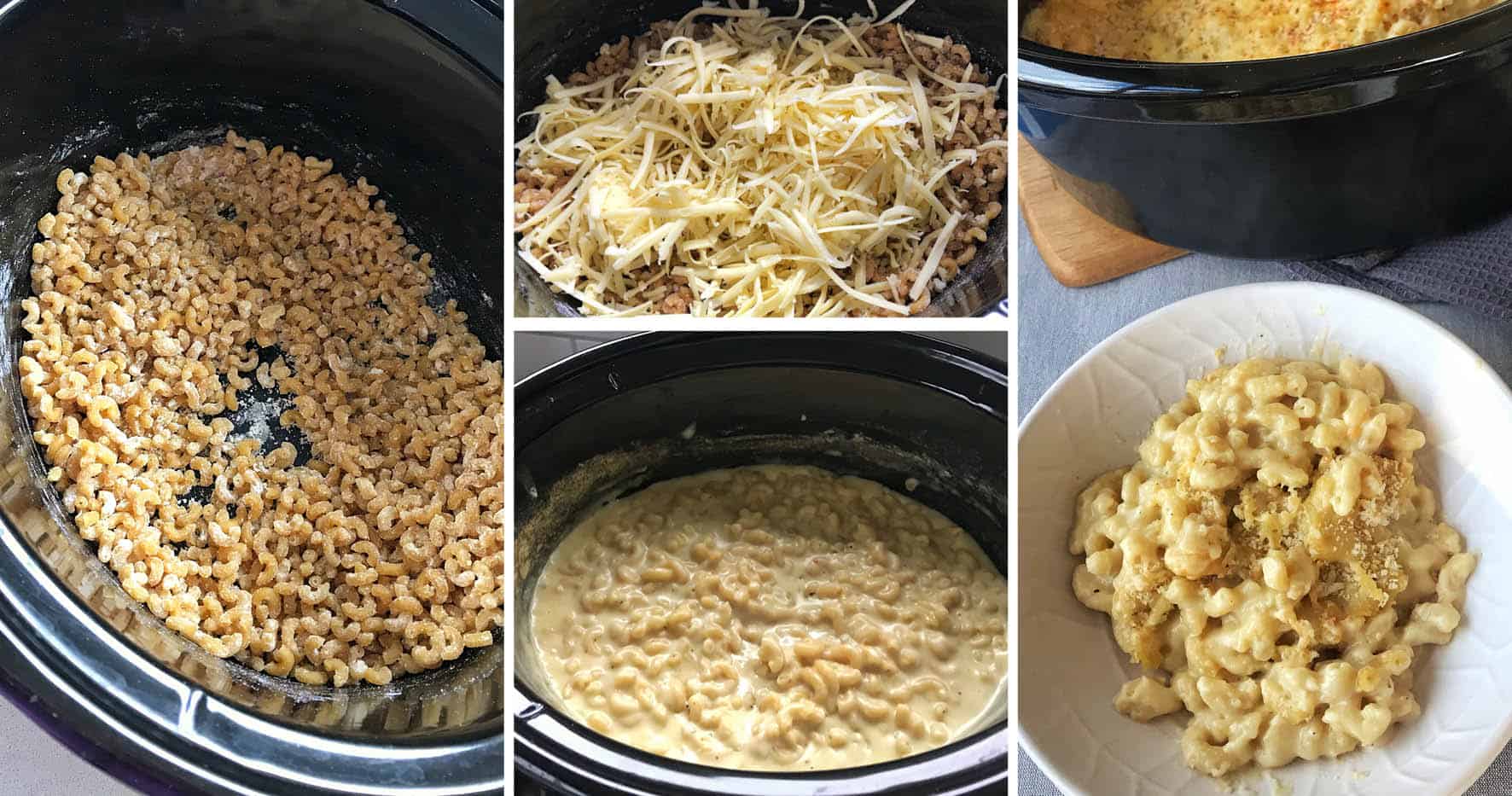 Slow cooker mac n cheese