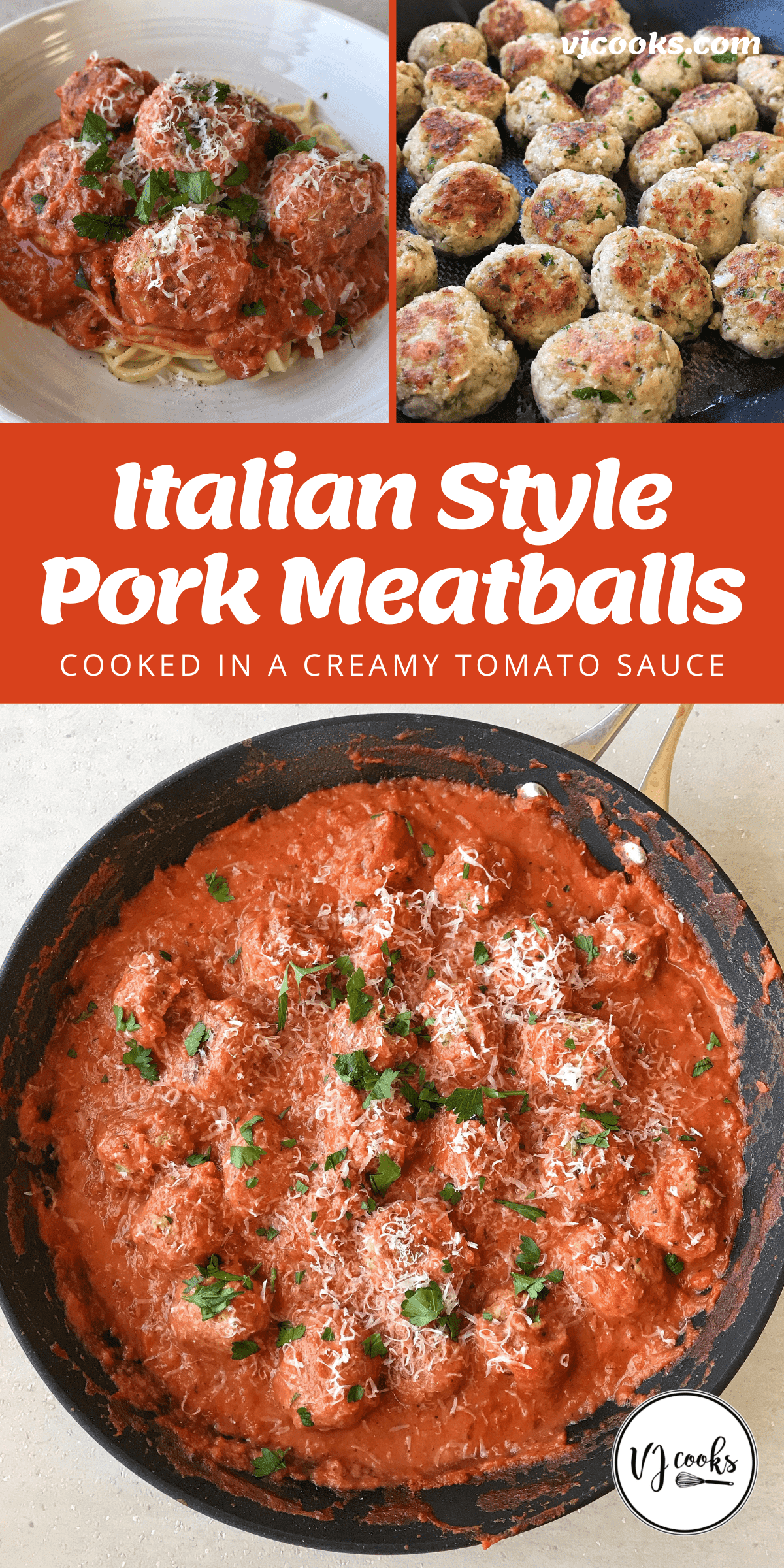 The process of making pork meatballs