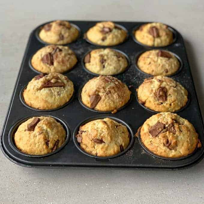 Chocolate Oaty Muffins