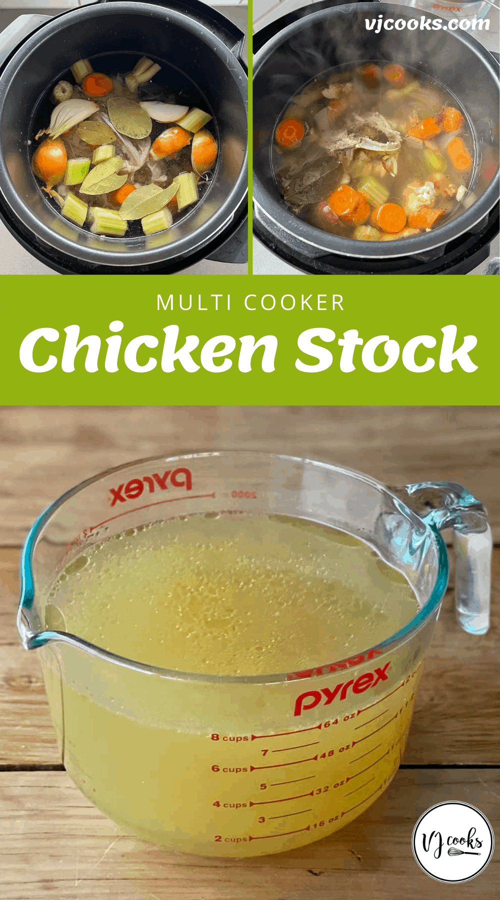 Multi cooker chicken stock