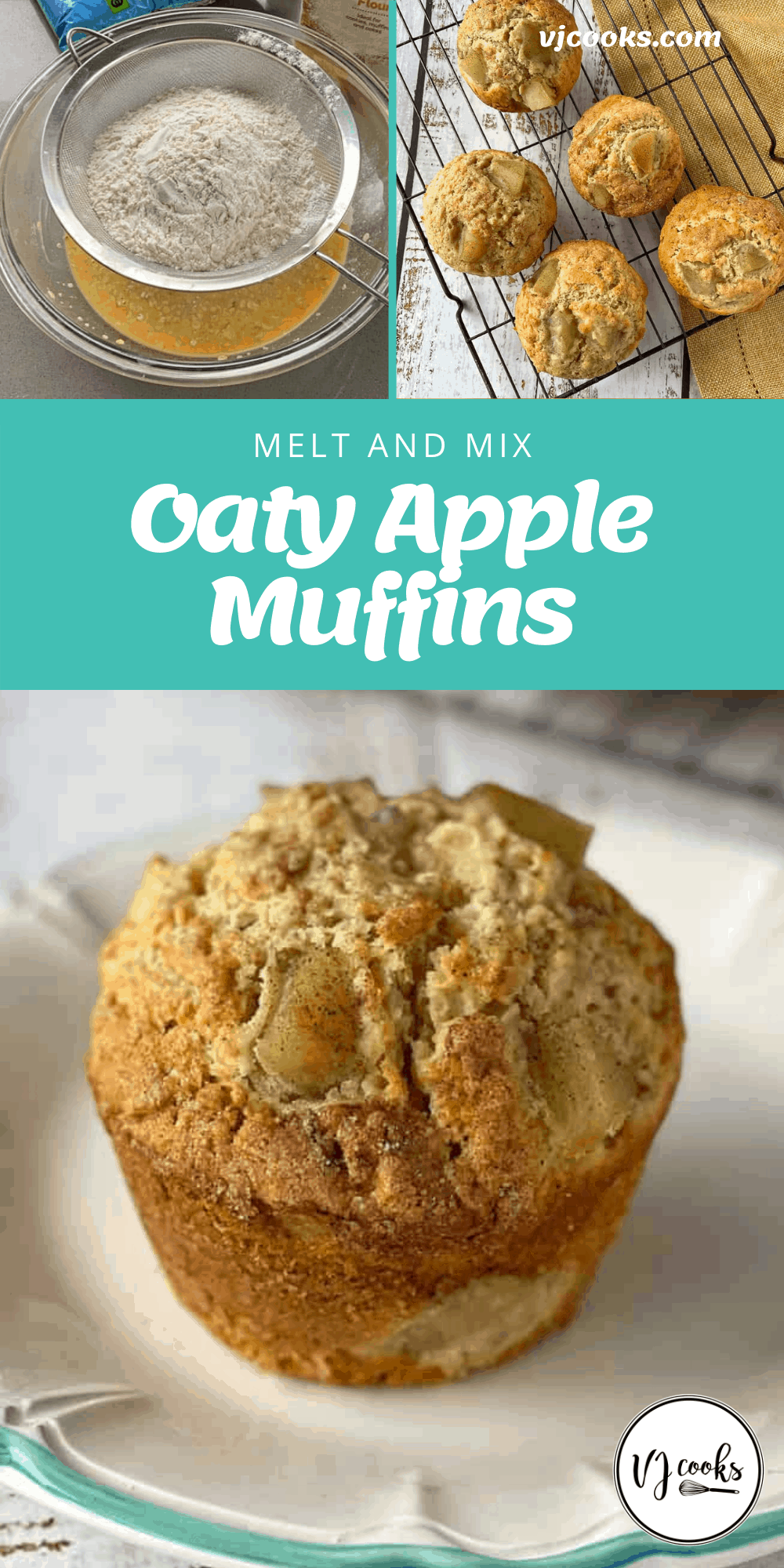 oaty apple muffins