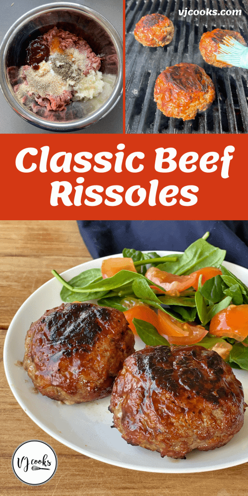 Classic Beef Rissoles - VJ Cooks