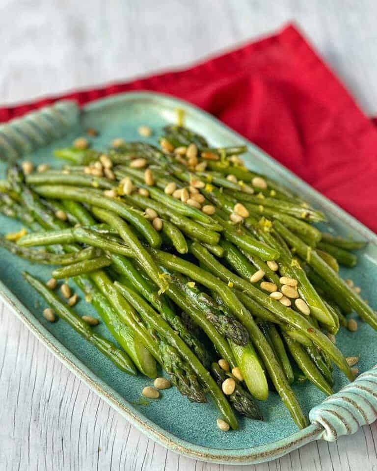 Sautéed Asparagus and Beans VJ Cooks
