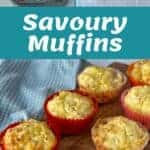 The process of making Savoury Muffins