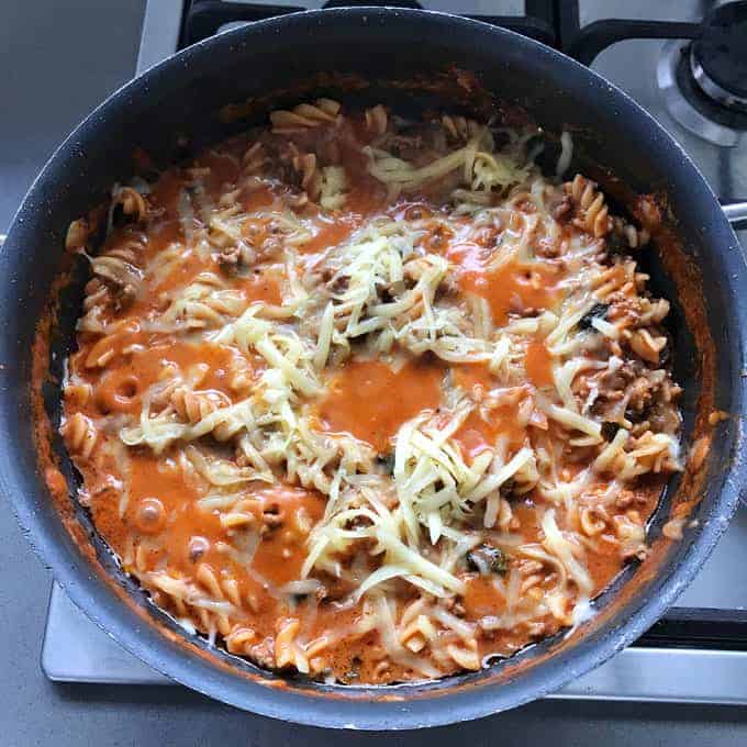 One Pot Mince and Pasta