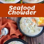 The process of making seafood chowder