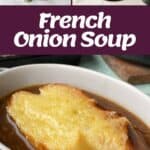 The process of making French Onion Soup