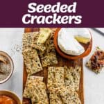 The process of making Seeded Crackers