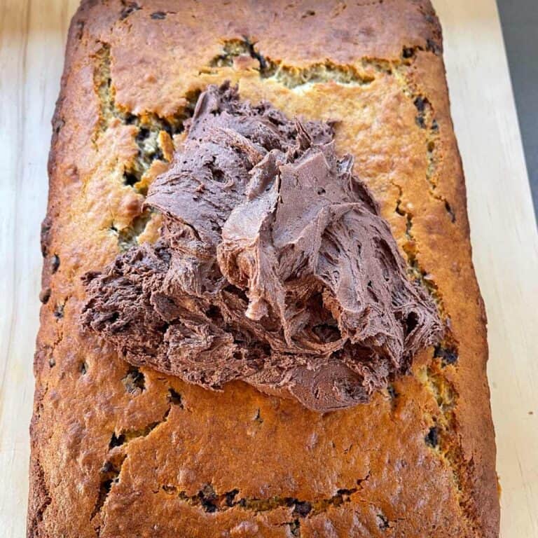 XL Banana Chocolate Chip Tray Cake VJ Cooks