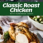 The process of making a classic Roast chicken