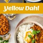 The process of making Yellow Dahl