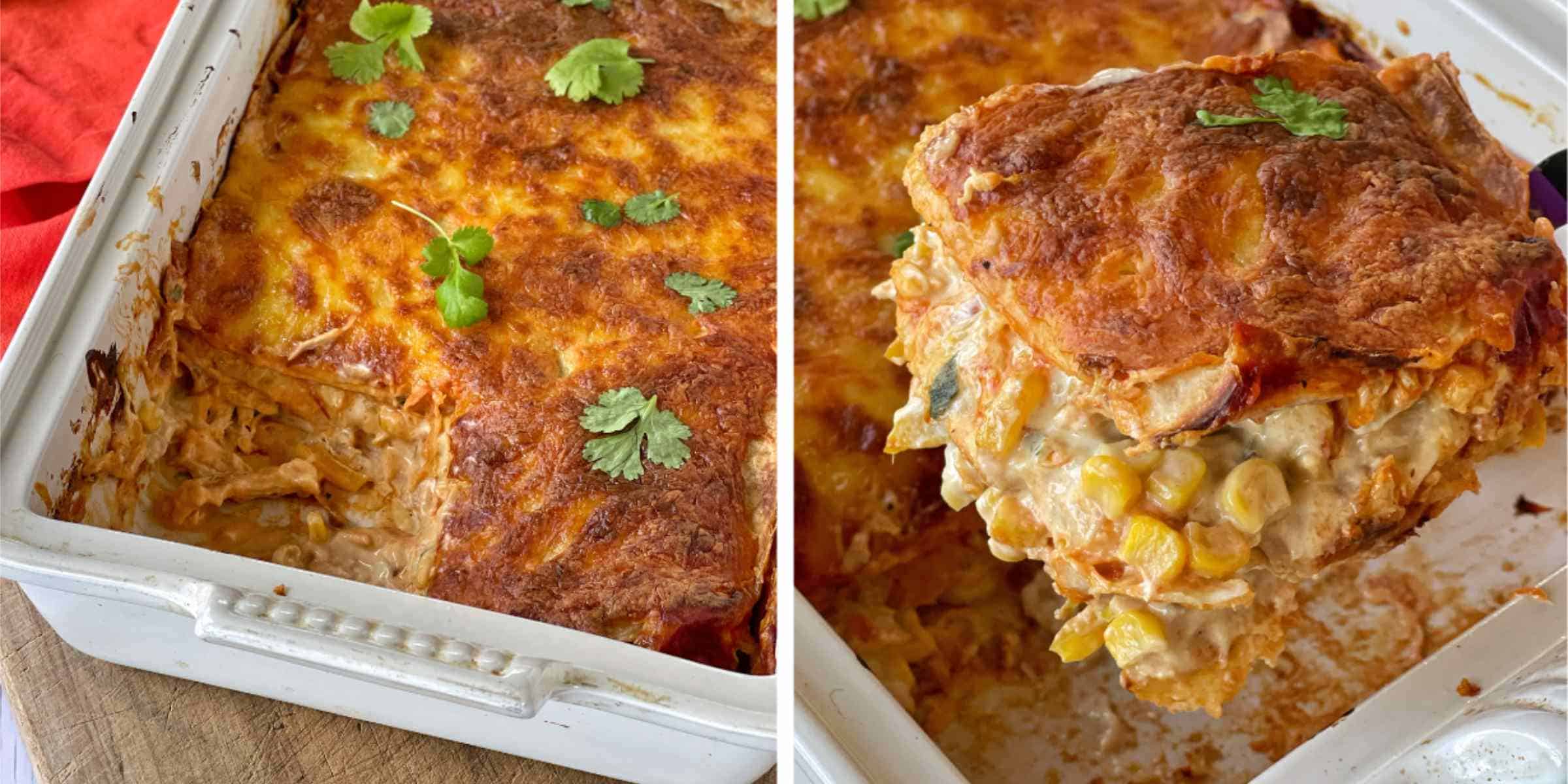 Mexican Chicken Casserole - VJ Cooks