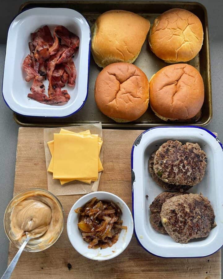BBQ Bacon Cheeseburgers VJ Cooks