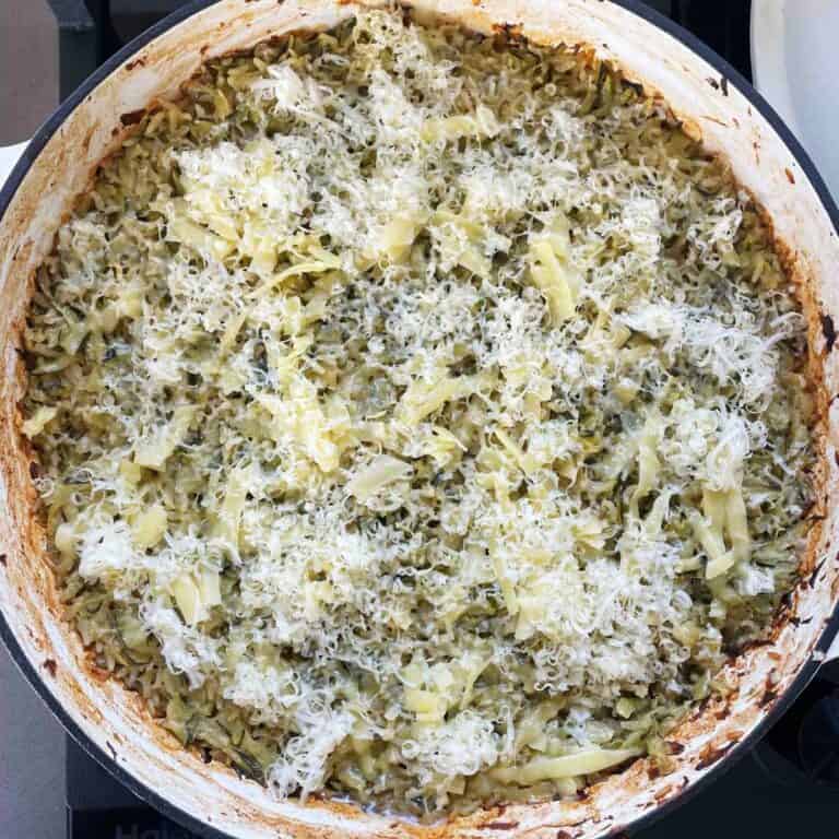 Courgette and Rice Bake - VJ Cooks