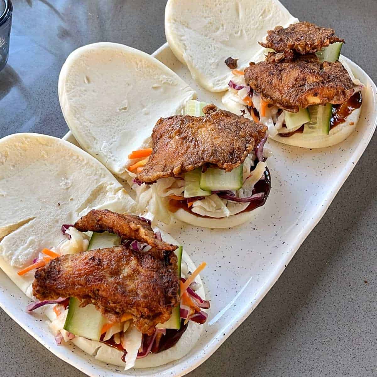 Crispy Chicken Bao Buns Vj Cooks