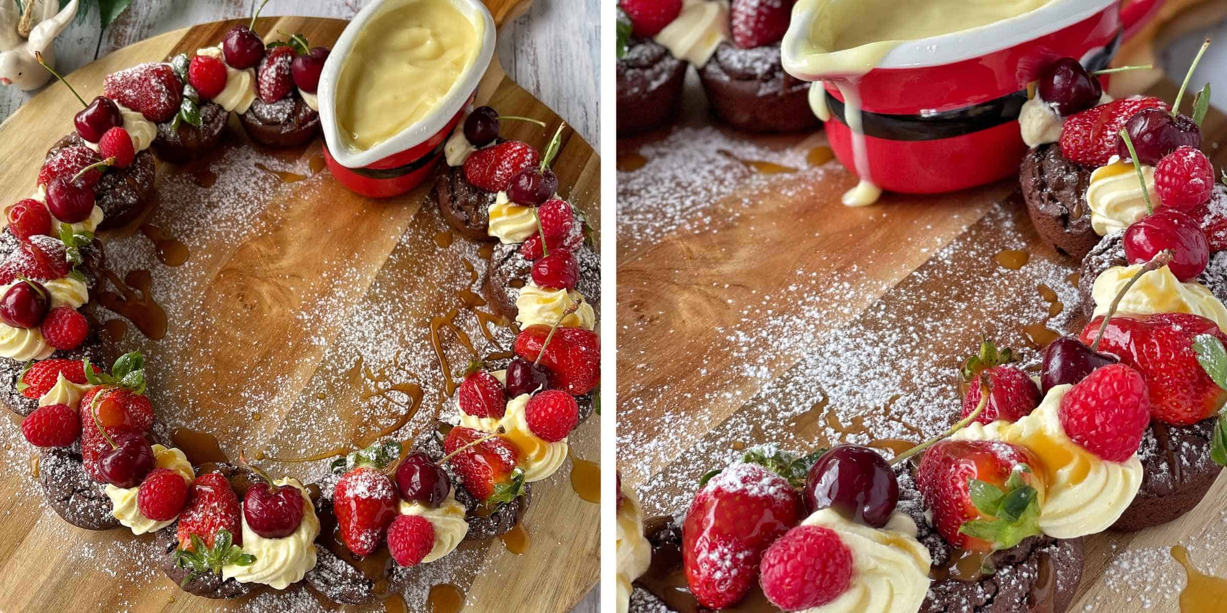 Brownie Wreath VJ Cooks