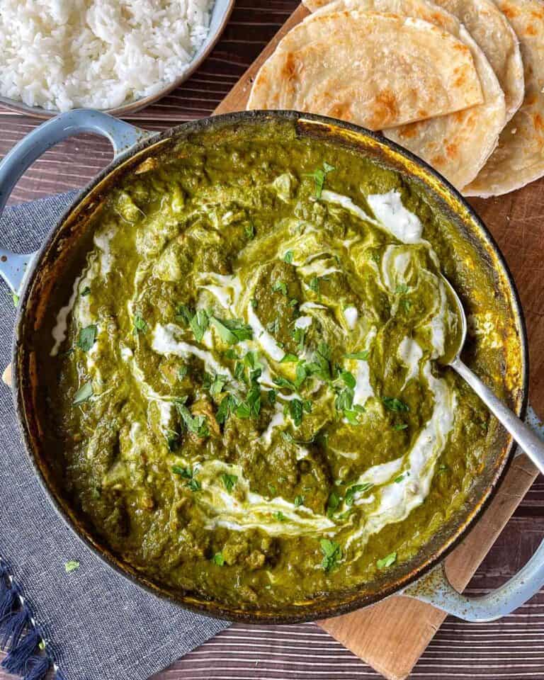 Lamb and Spinach Curry VJ Cooks