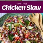 The process of making Chicken Slaw