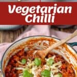 The process of making Vegetarian Chilli