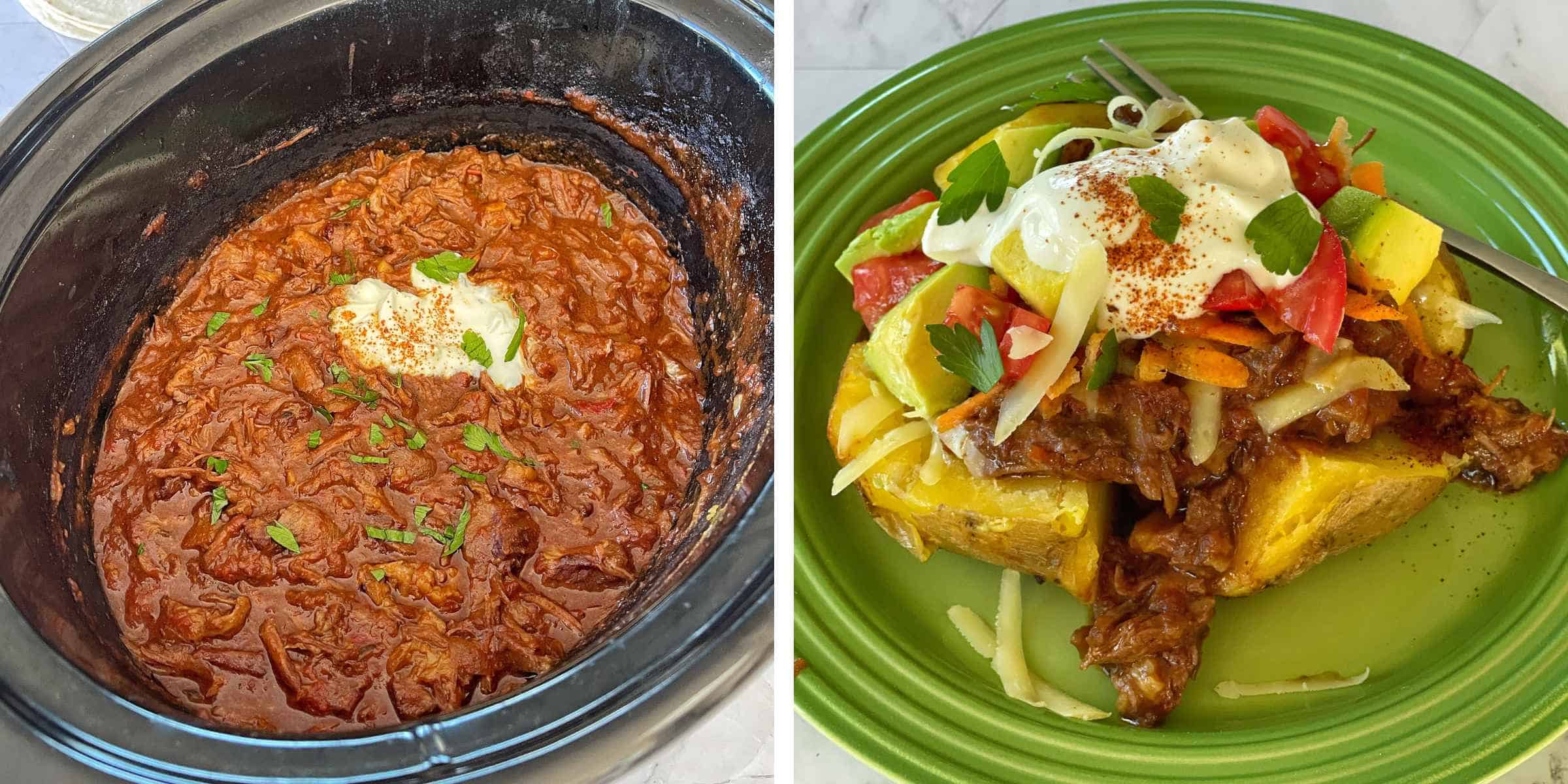 Slow Cooker Mexican Beef - VJ Cooks