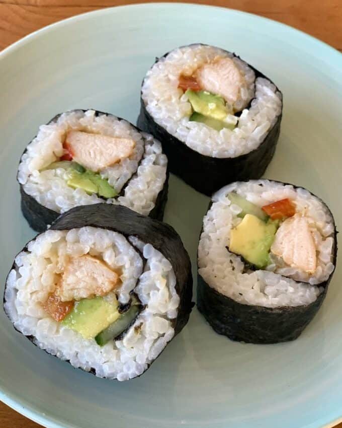 Teriyaki Chicken Sushi VJ Cooks
