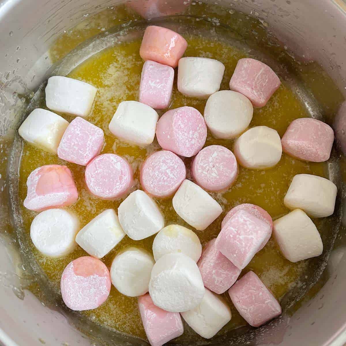 Marshmallow Rice Bubble Slice - VJ Cooks