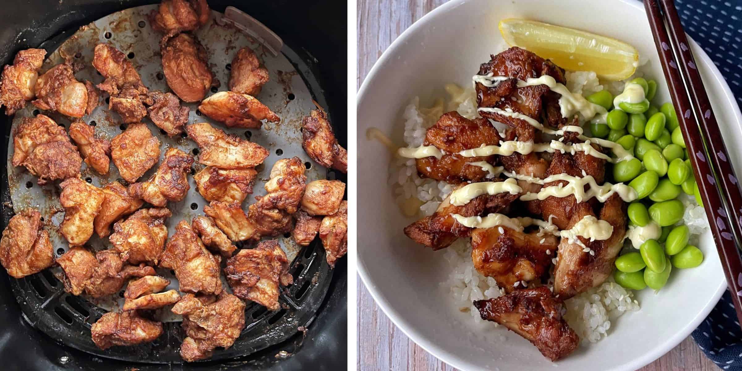 Air Fryer Karaage Chicken - VJ Cooks